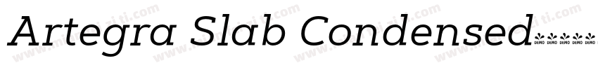 Artegra Slab Condensed字体转换